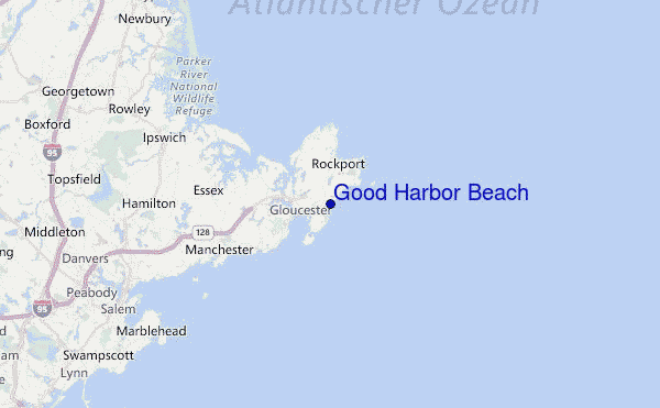 Good Harbor Beach Location Map