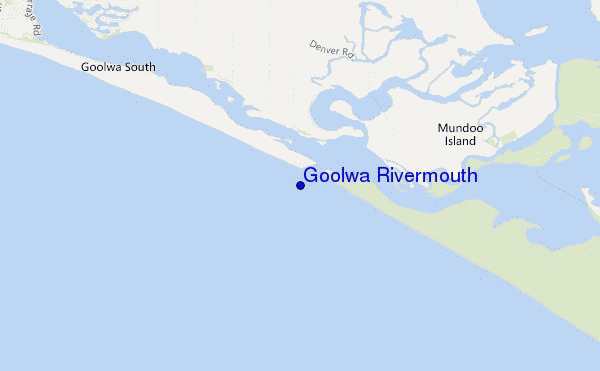 mappa di localizzazione di Goolwa Rivermouth