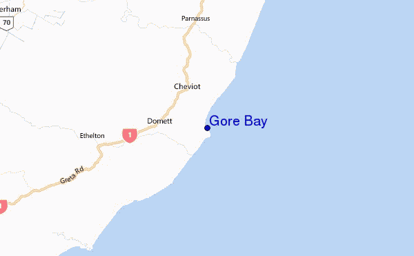 Gore Bay Location Map
