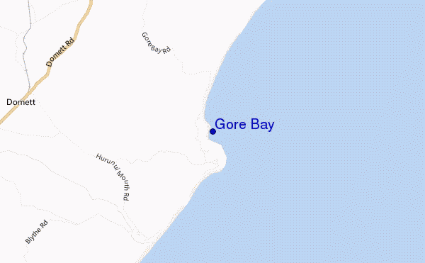 mappa di localizzazione di Gore Bay