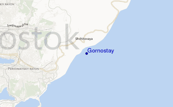mappa di localizzazione di Gornostay