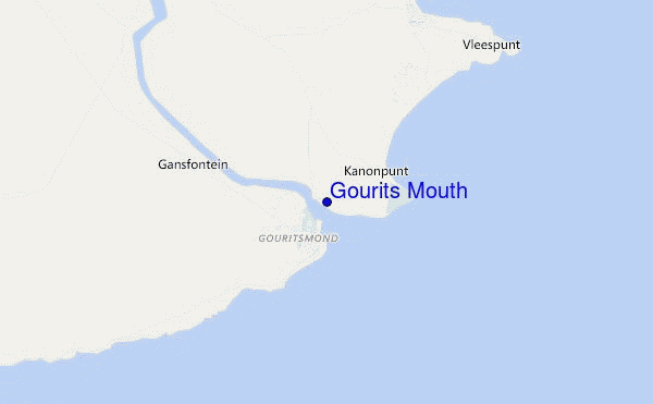 mappa di localizzazione di Gourits Mouth