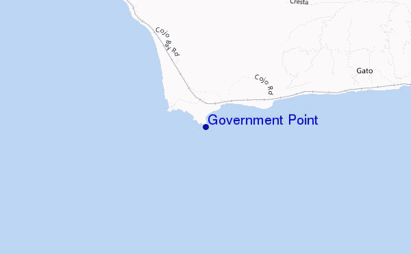 mappa di localizzazione di Government Point