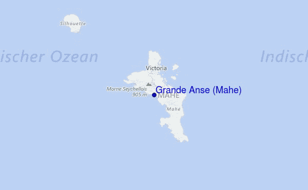 Grande Anse (Mahe) Location Map