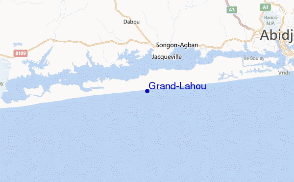 Grand-Lahou Location Map