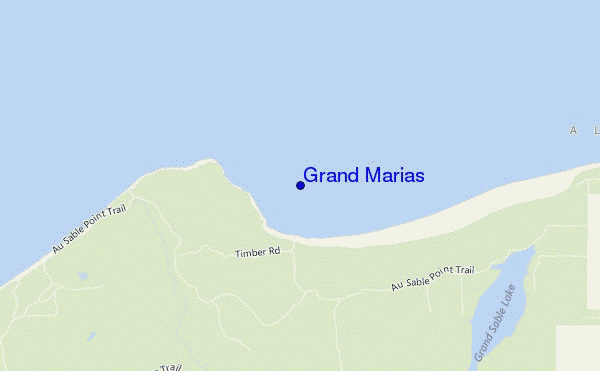 mappa di localizzazione di Grand Marias
