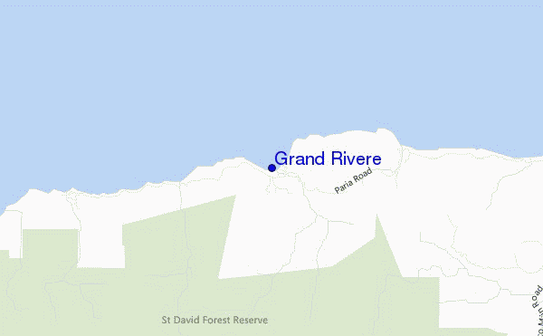mappa di localizzazione di Grand Rivere