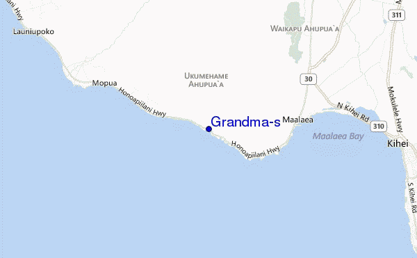 mappa di localizzazione di Grandma's