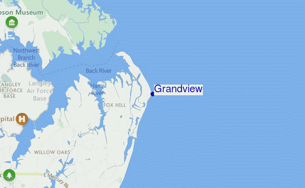 mappa di localizzazione di Grandview