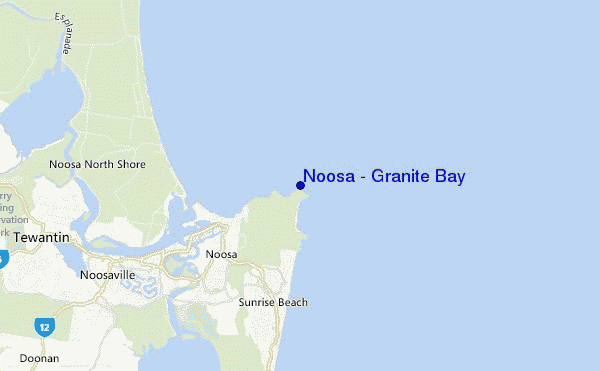 mappa di localizzazione di Noosa - Granite Bay