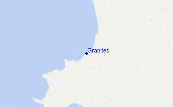 mappa di localizzazione di Granites