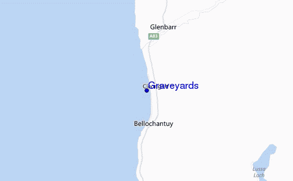 mappa di localizzazione di Graveyards