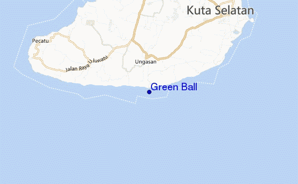 mappa di localizzazione di Green Ball