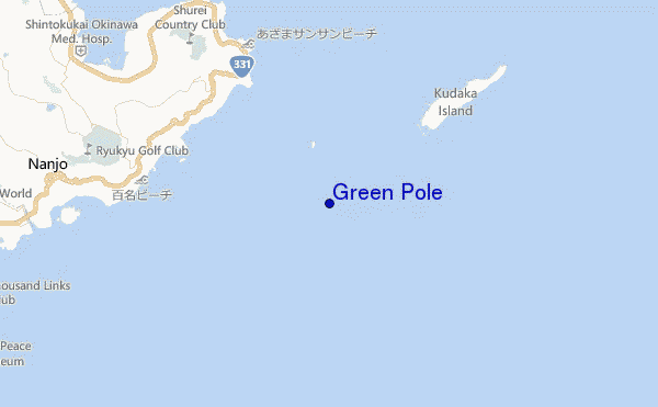 mappa di localizzazione di Green Pole