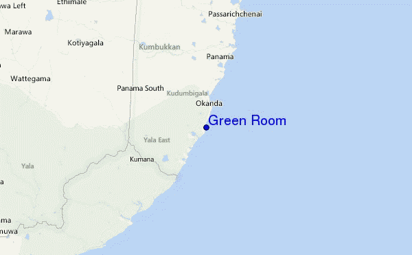 Green Room Location Map