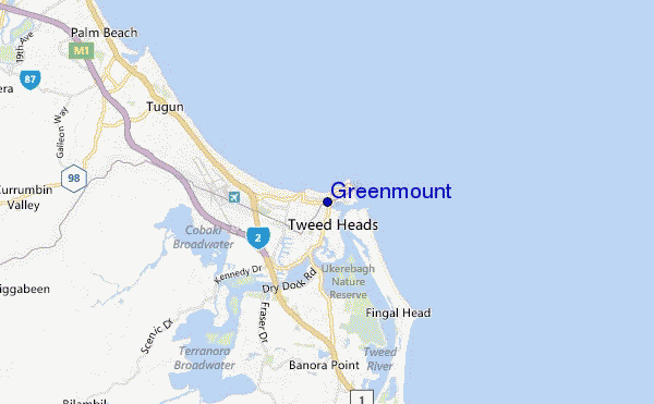 mappa di localizzazione di Greenmount