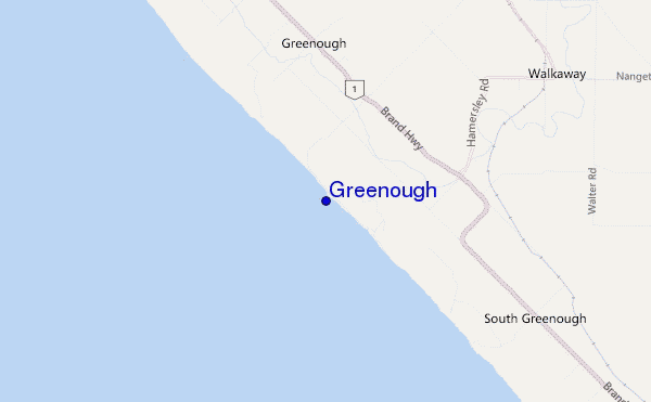 mappa di localizzazione di Greenough