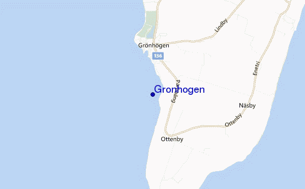 mappa di localizzazione di Gronhogen