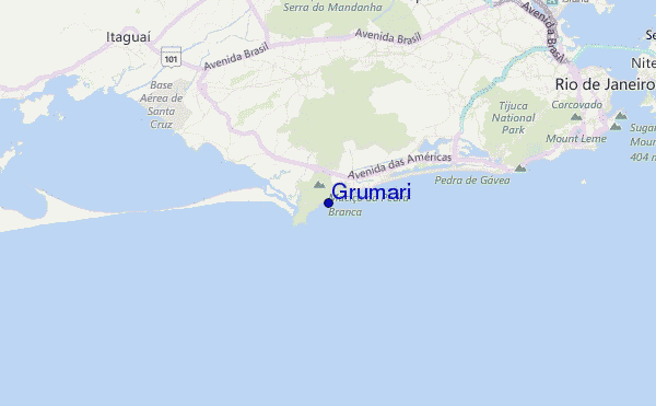 Grumari Location Map