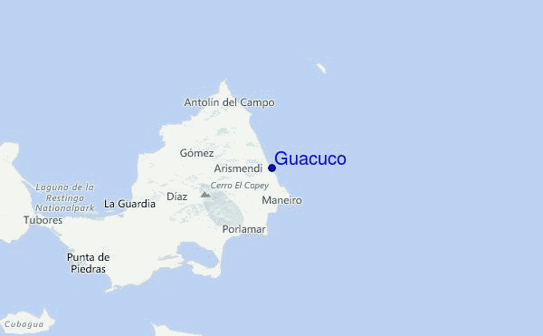 Guacuco Location Map