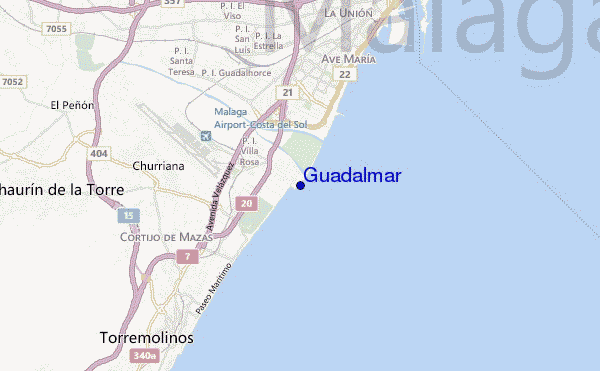 mappa di localizzazione di Guadalmar