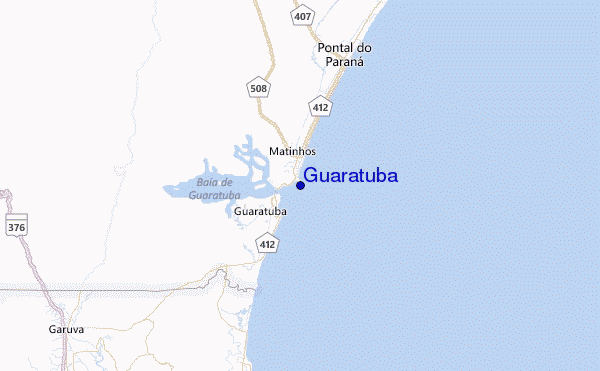Guaratuba Location Map