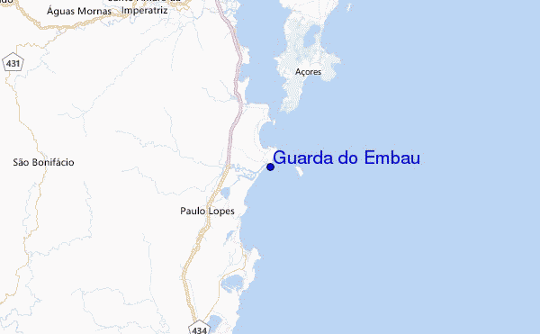 Guarda do Embau Location Map