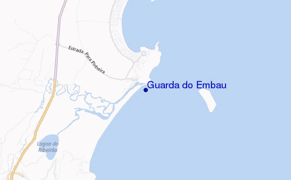 mappa di localizzazione di Guarda do Embau
