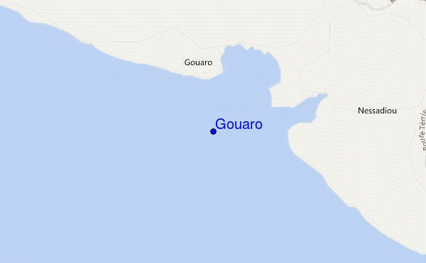 mappa di localizzazione di Gouaro