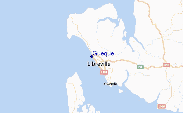 Gueque Location Map