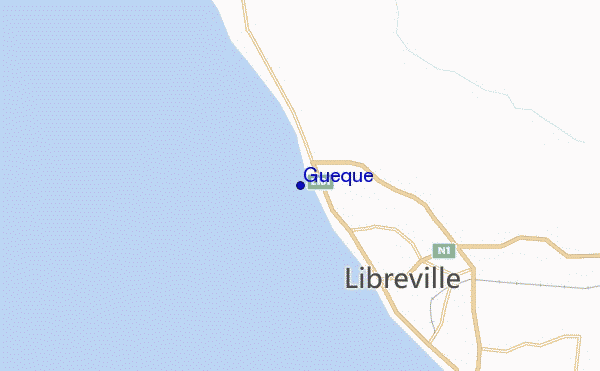 mappa di localizzazione di Gueque