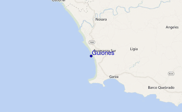 mappa di localizzazione di Guiones