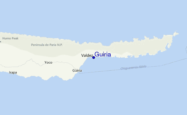Guiria Location Map