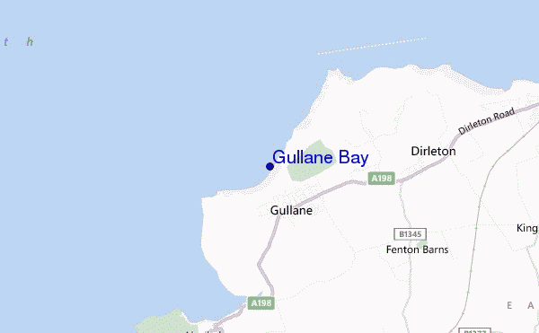 mappa di localizzazione di Gullane Bay