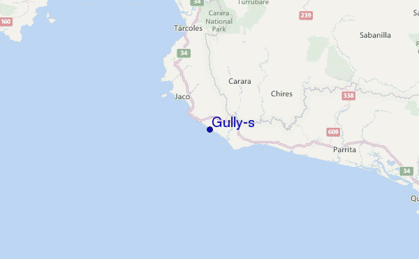 Gully's Location Map