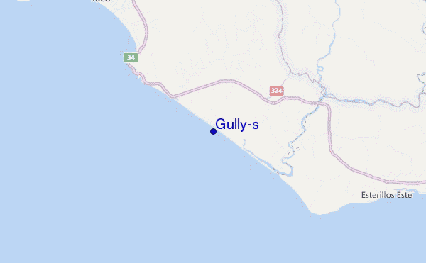 mappa di localizzazione di Gully's