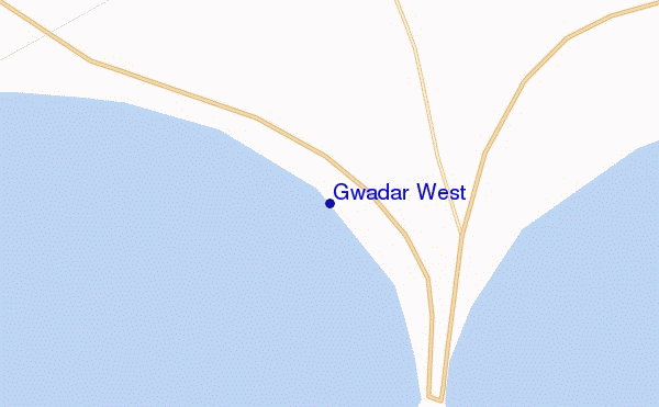 mappa di localizzazione di Gwadar West