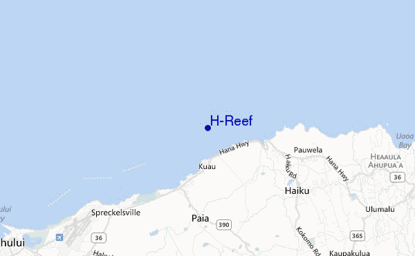 mappa di localizzazione di H-Reef