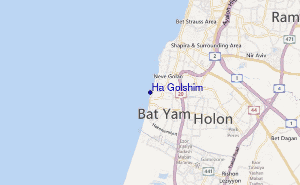 mappa di localizzazione di Ha Golshim