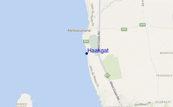 mappa di localizzazione di Haakgat