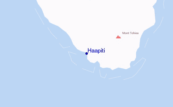 mappa di localizzazione di Haapiti