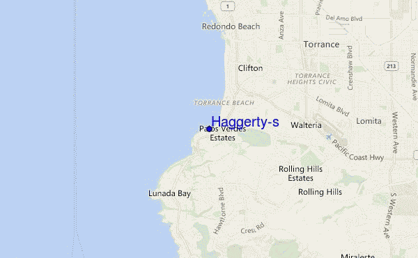 mappa di localizzazione di Haggerty's