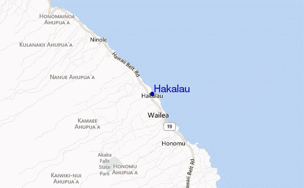 mappa di localizzazione di Hakalau