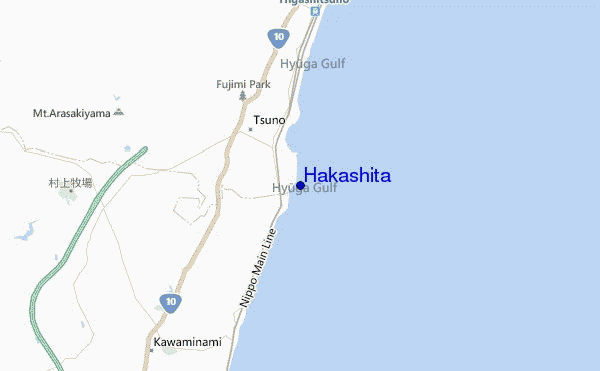 mappa di localizzazione di Hakashita