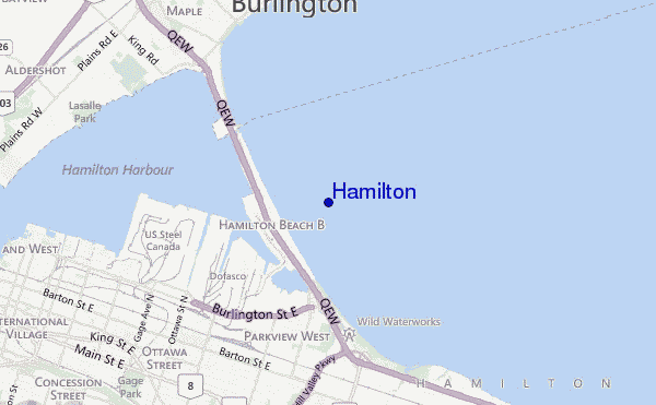 mappa di localizzazione di Hamilton