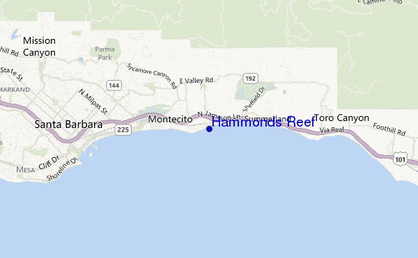 mappa di localizzazione di Hammonds Reef