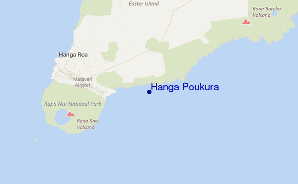 mappa di localizzazione di Hanga Poukura