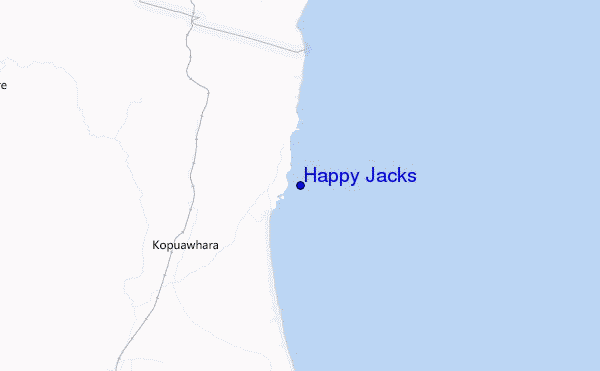 mappa di localizzazione di Happy Jacks