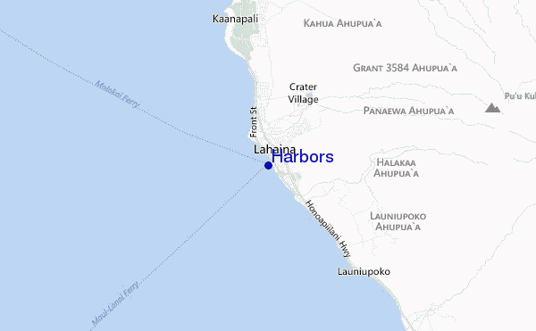 mappa di localizzazione di Harbors