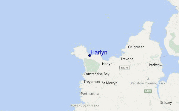 mappa di localizzazione di Harlyn